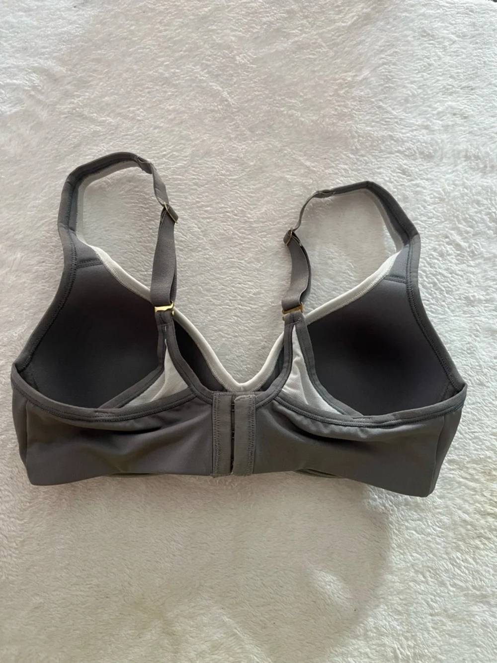 NEW Natori Women’s Zen Contour Convertible Underwire Sports Bra Grey Size 32B